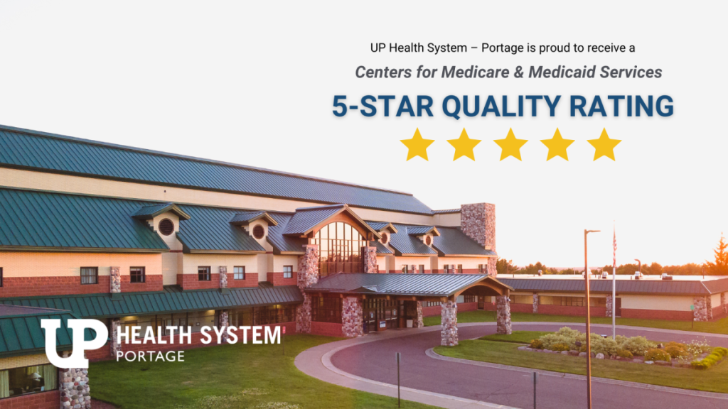 UP Health System – Portage Earns 5-Star CMS Rating for Overall Hospital Quality